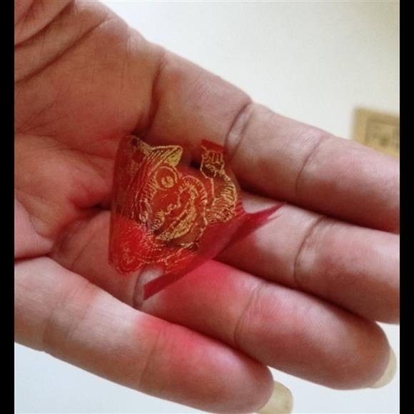 Shotwell's Checkers Kid Magnetic Fortune Teller Cracker Jack Popcorn Prize Toy - Picture 5 of 9